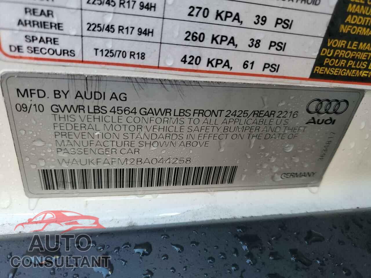 AUDI A3 2011 - WAUKFAFM2BA044258