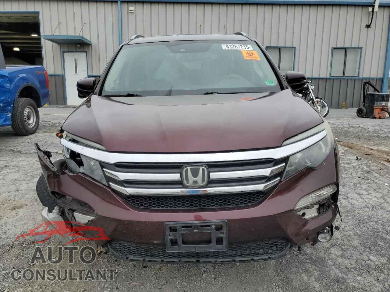 HONDA PILOT 2017 - 5FNYF6H93HB062593