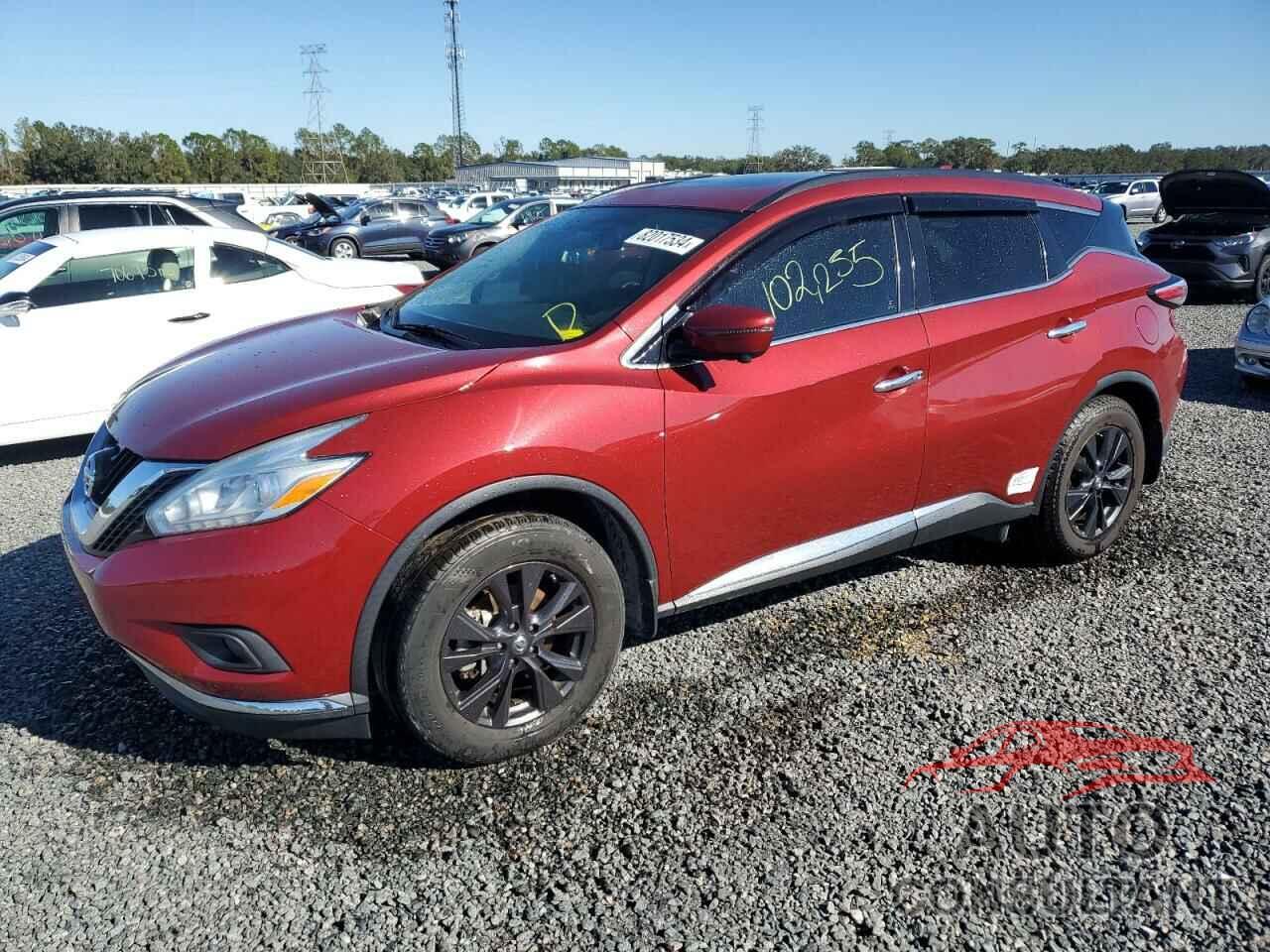 NISSAN MURANO 2017 - 5N1AZ2MG5HN187565