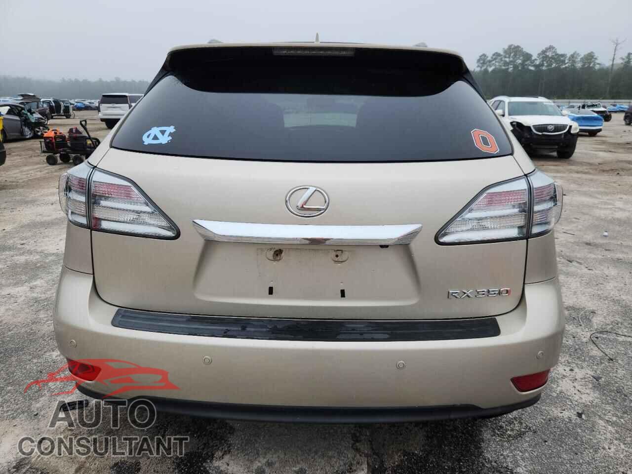 LEXUS RX350 2012 - 2T2BK1BA0CC139064