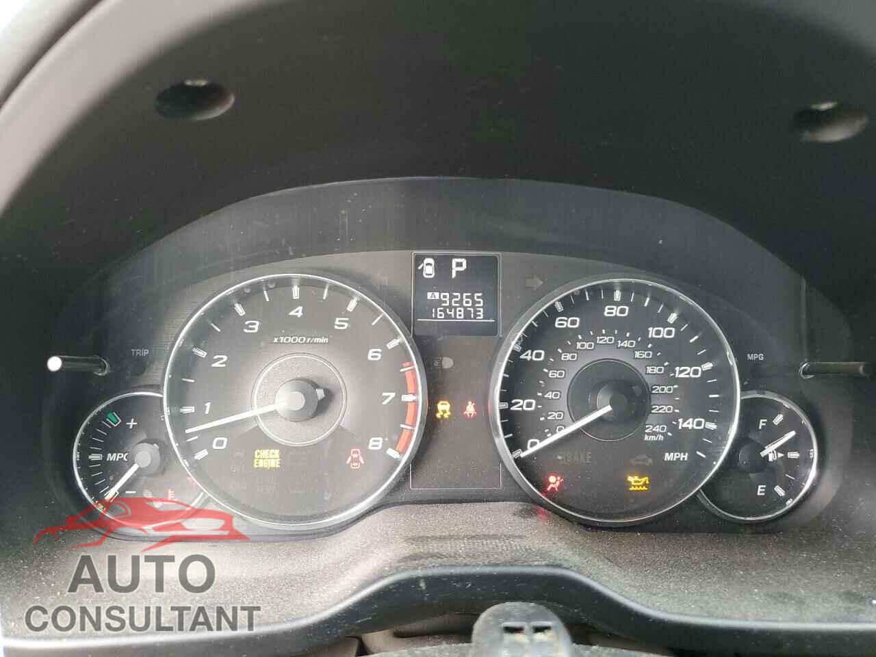 SUBARU OUTBACK 2011 - 4S4BRBGC6B3398015