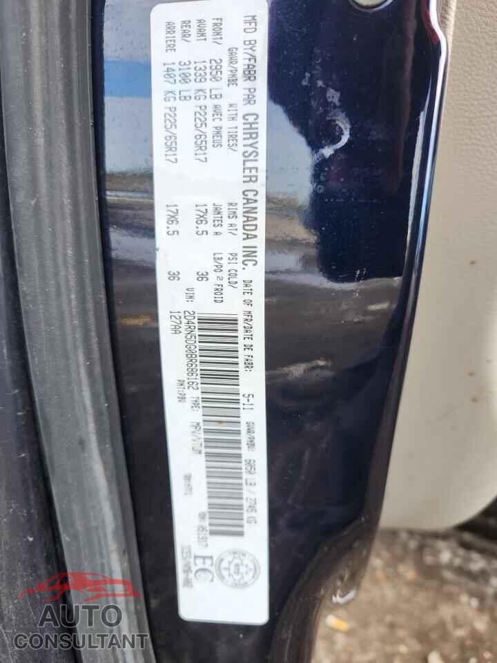 DODGE CARAVAN 2011 - 2D4RN5DG0BR686162