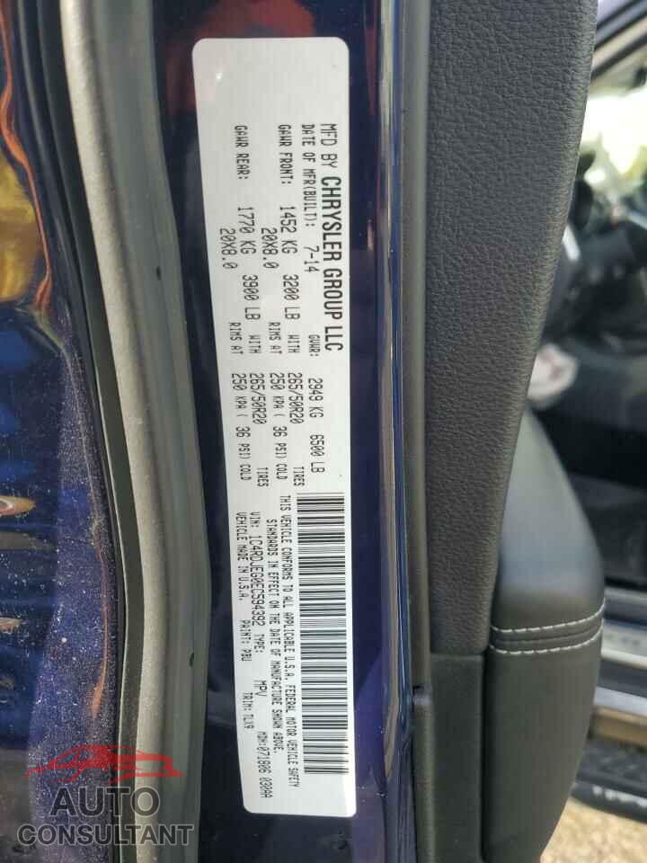 DODGE DURANGO 2014 - 1C4RDJEG0EC594392