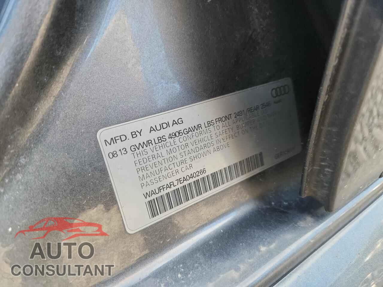 AUDI A4 2014 - WAUFFAFL7EA040266