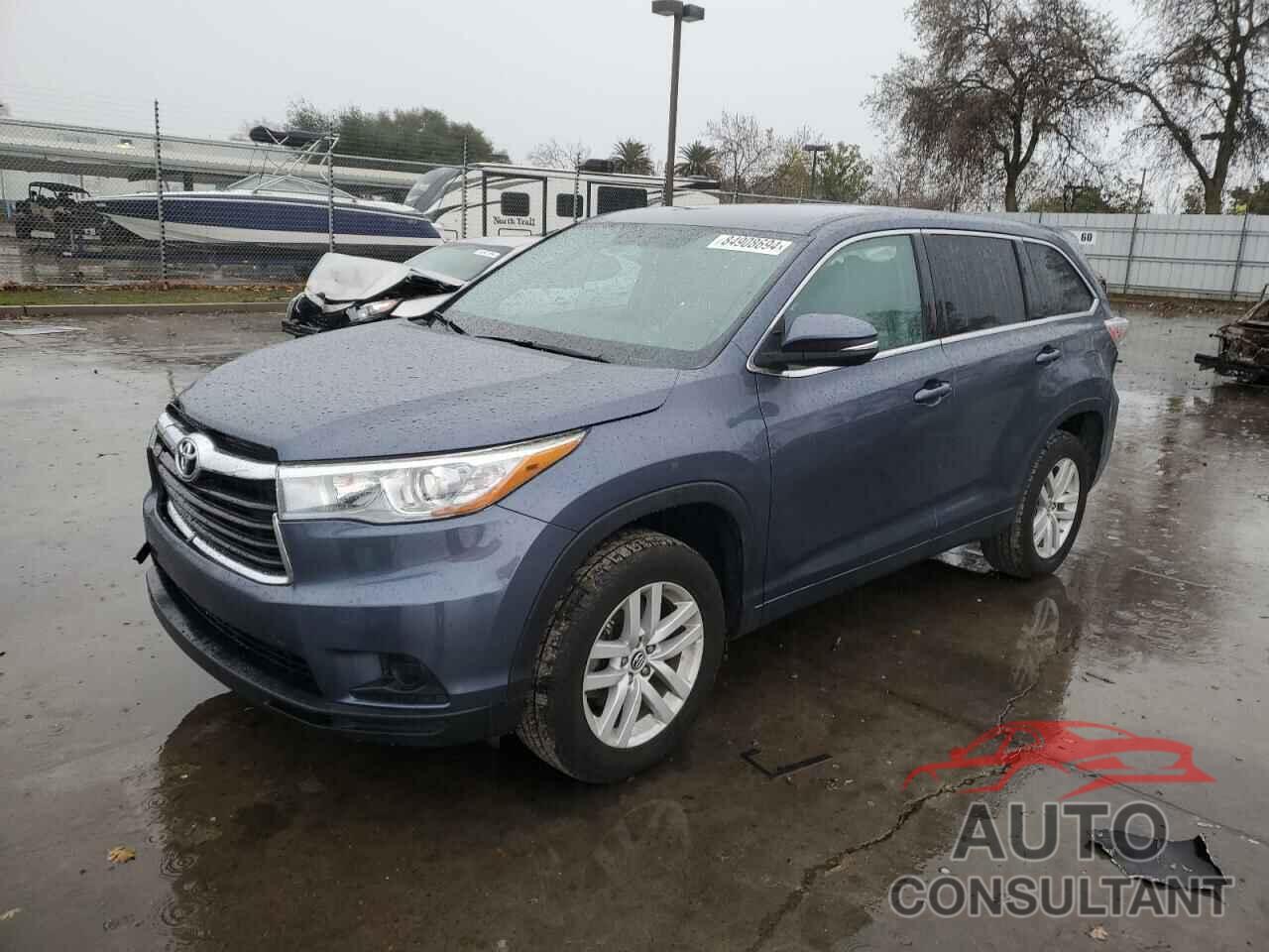 TOYOTA HIGHLANDER 2016 - 5TDZARFH7GS018072