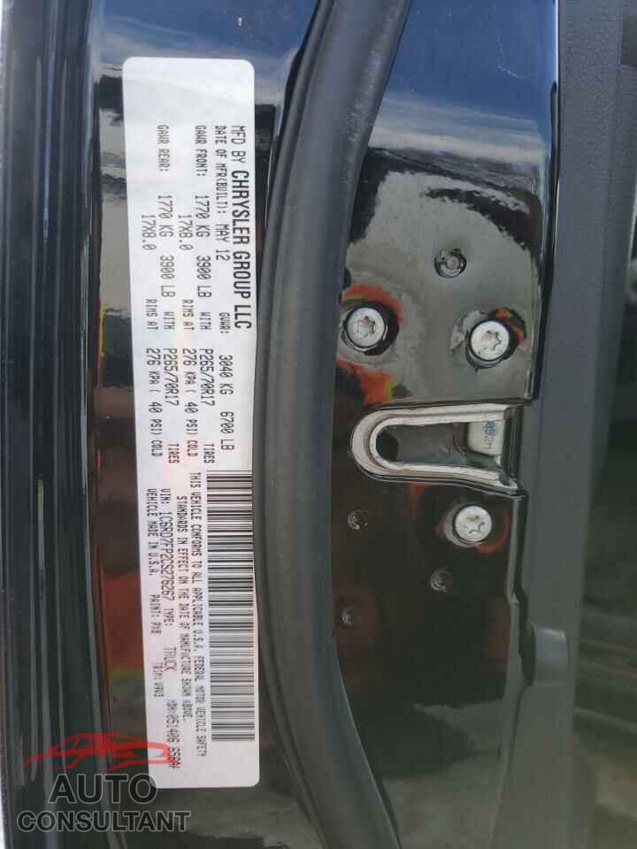 DODGE RAM 1500 2012 - 1C6RD7FP2CS276267