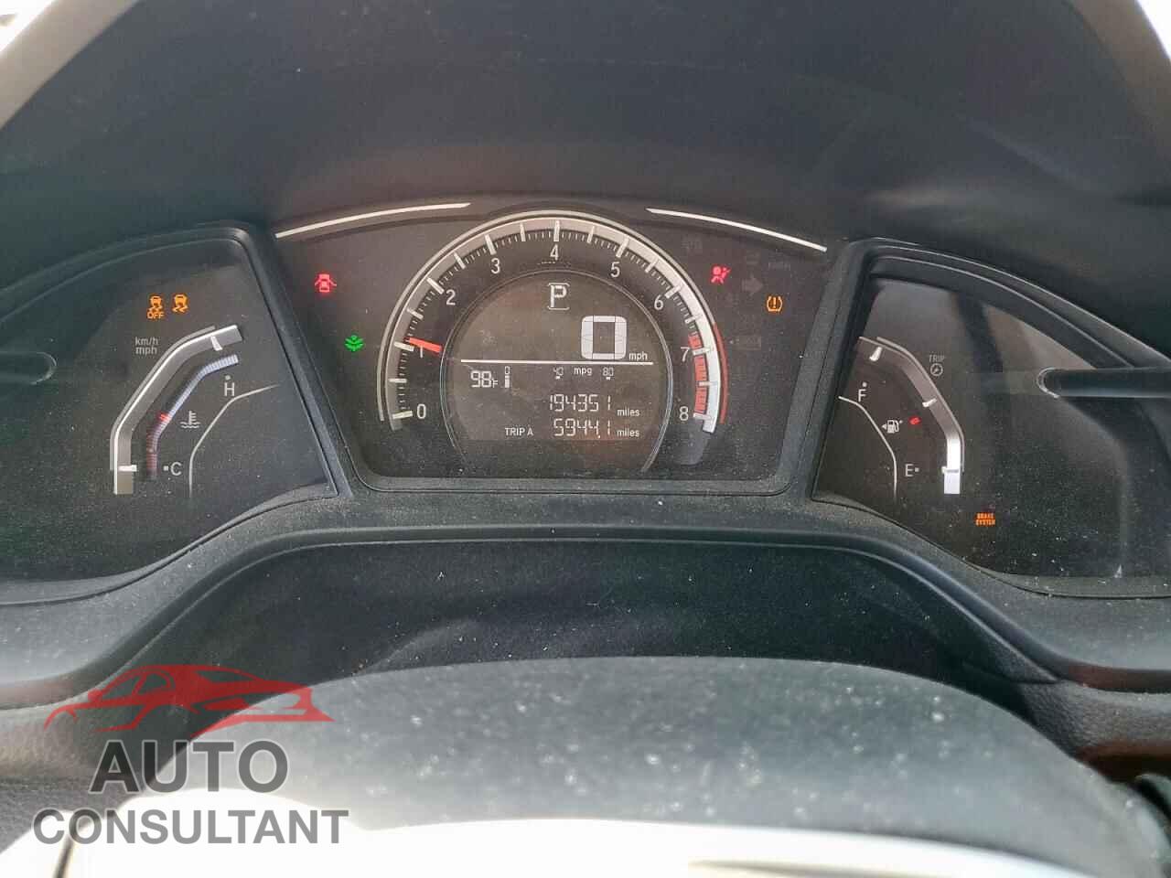 HONDA CIVIC 2017 - 19XFC2F55HE072847