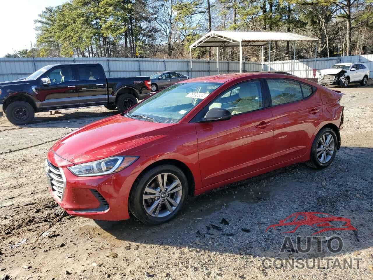 HYUNDAI ELANTRA 2017 - KMHD84LF7HU396199