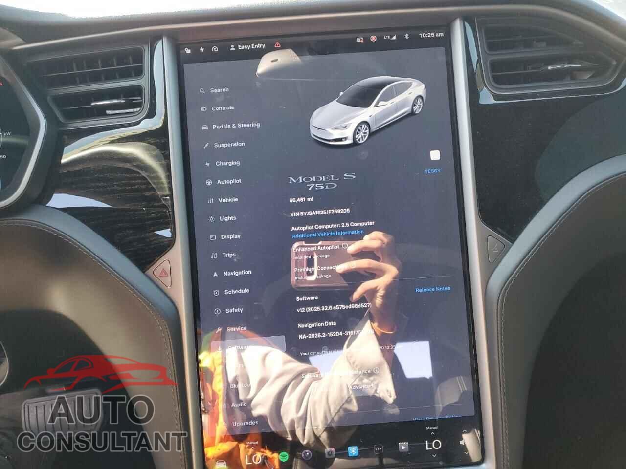 TESLA MODEL S 2018 - 5YJSA1E25JF259205