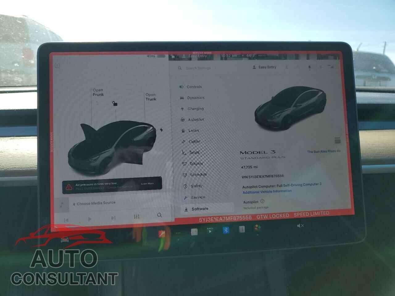 TESLA MODEL 3 2021 - 5YJ3E1EA7MF875556
