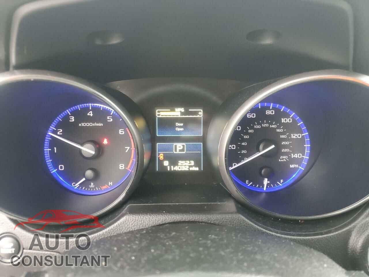 SUBARU OUTBACK 2016 - 4S4BSBLC7G3283635