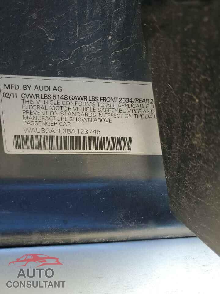 AUDI S4/RS4 2011 - WAUBGAFL3BA123748