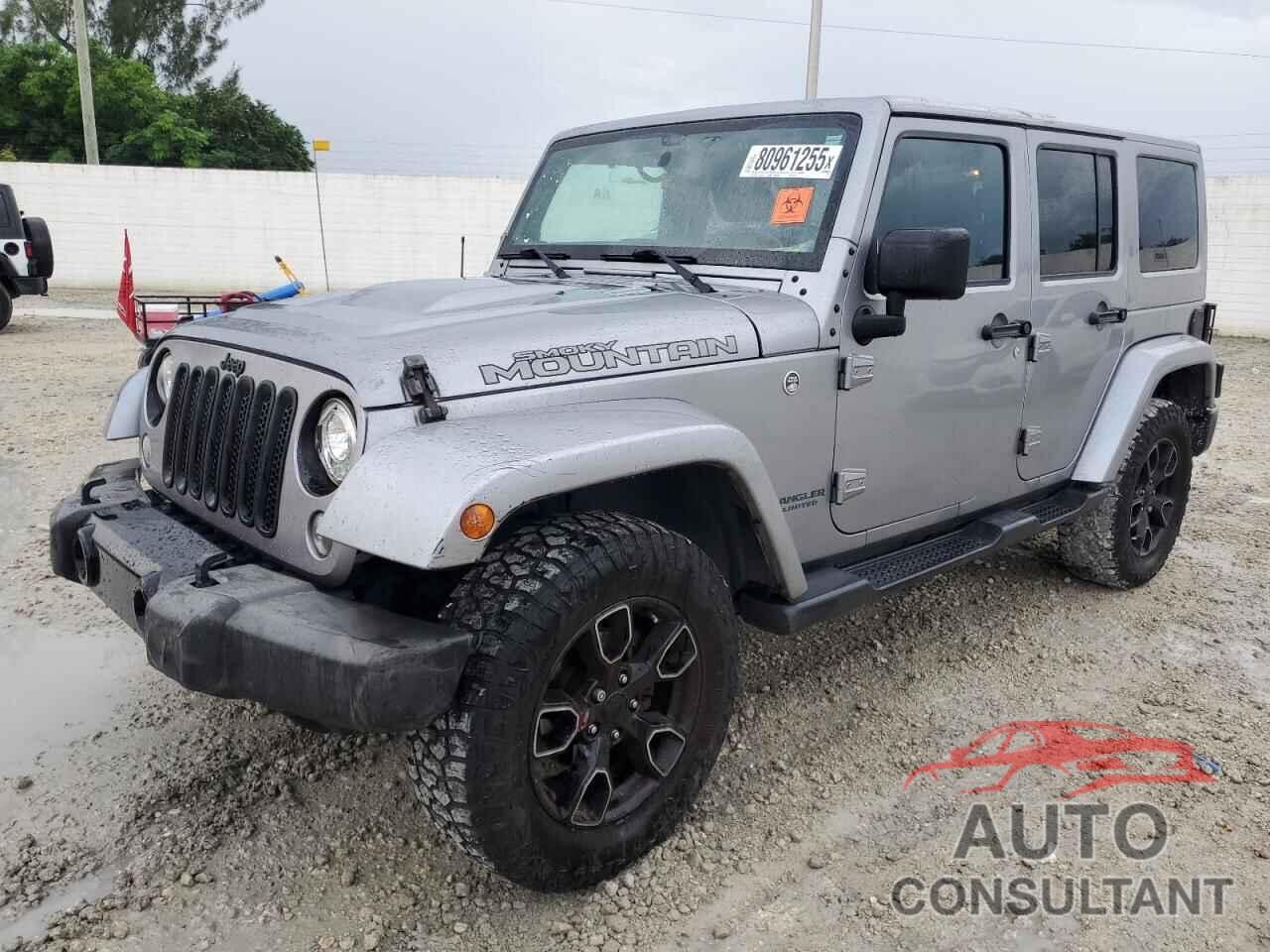 JEEP WRANGLER 2017 - 1C4BJWEG0HL620453