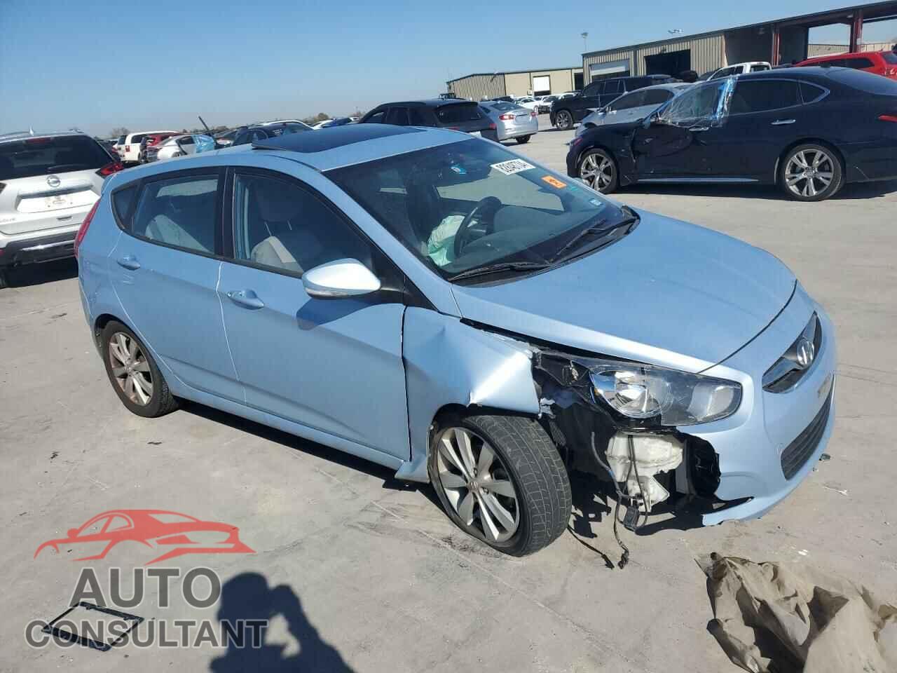 HYUNDAI ACCENT 2013 - KMHCU5AE7DU086409
