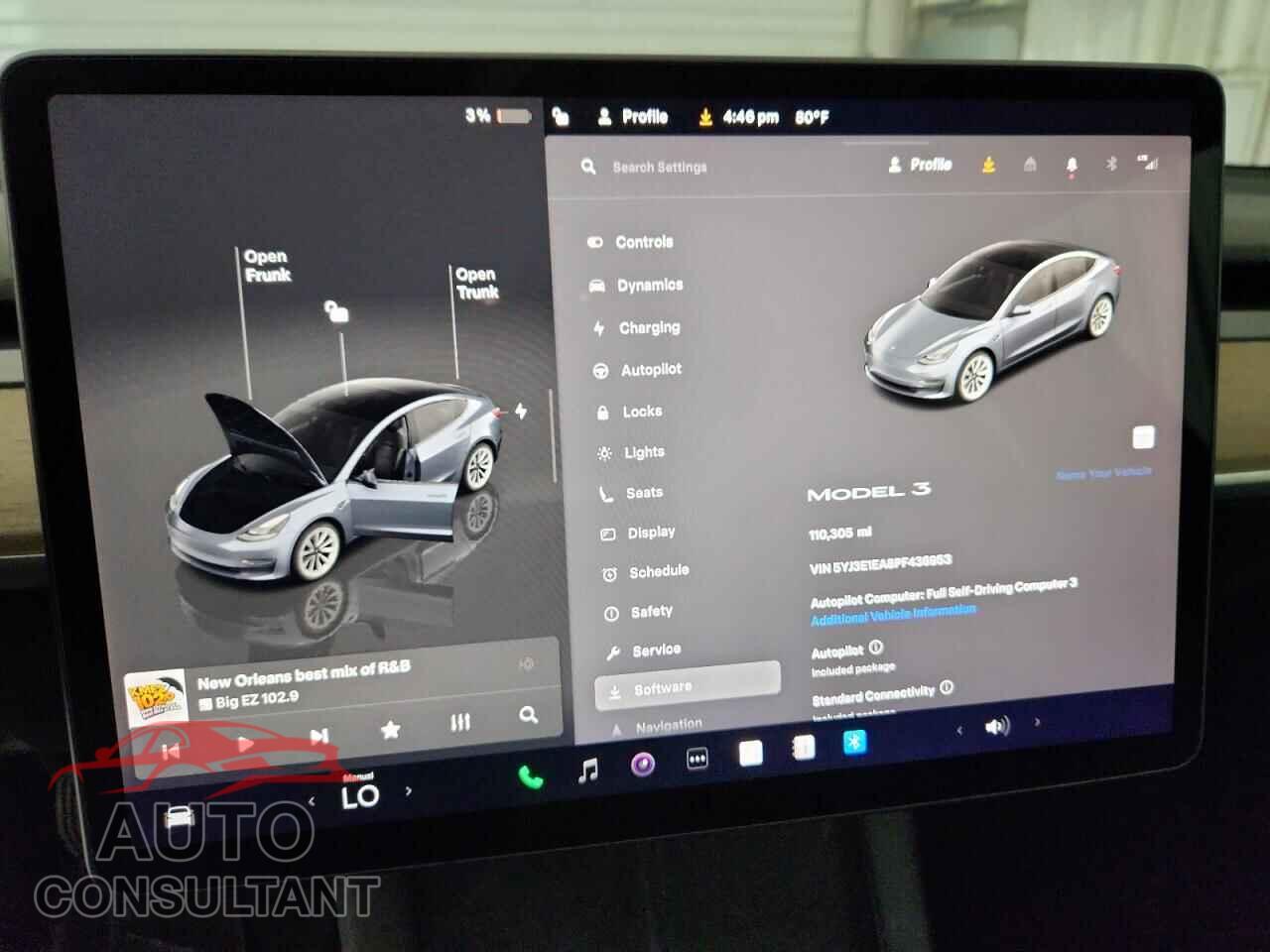 TESLA MODEL 3 2023 - 5YJ3E1EA8PF436953