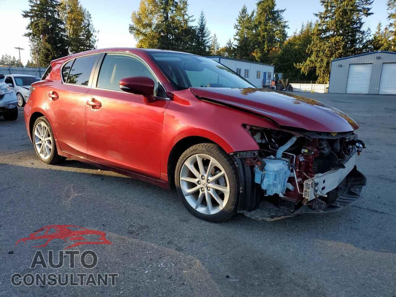 LEXUS CT 200 2013 - JTHKD5BH2D2157504