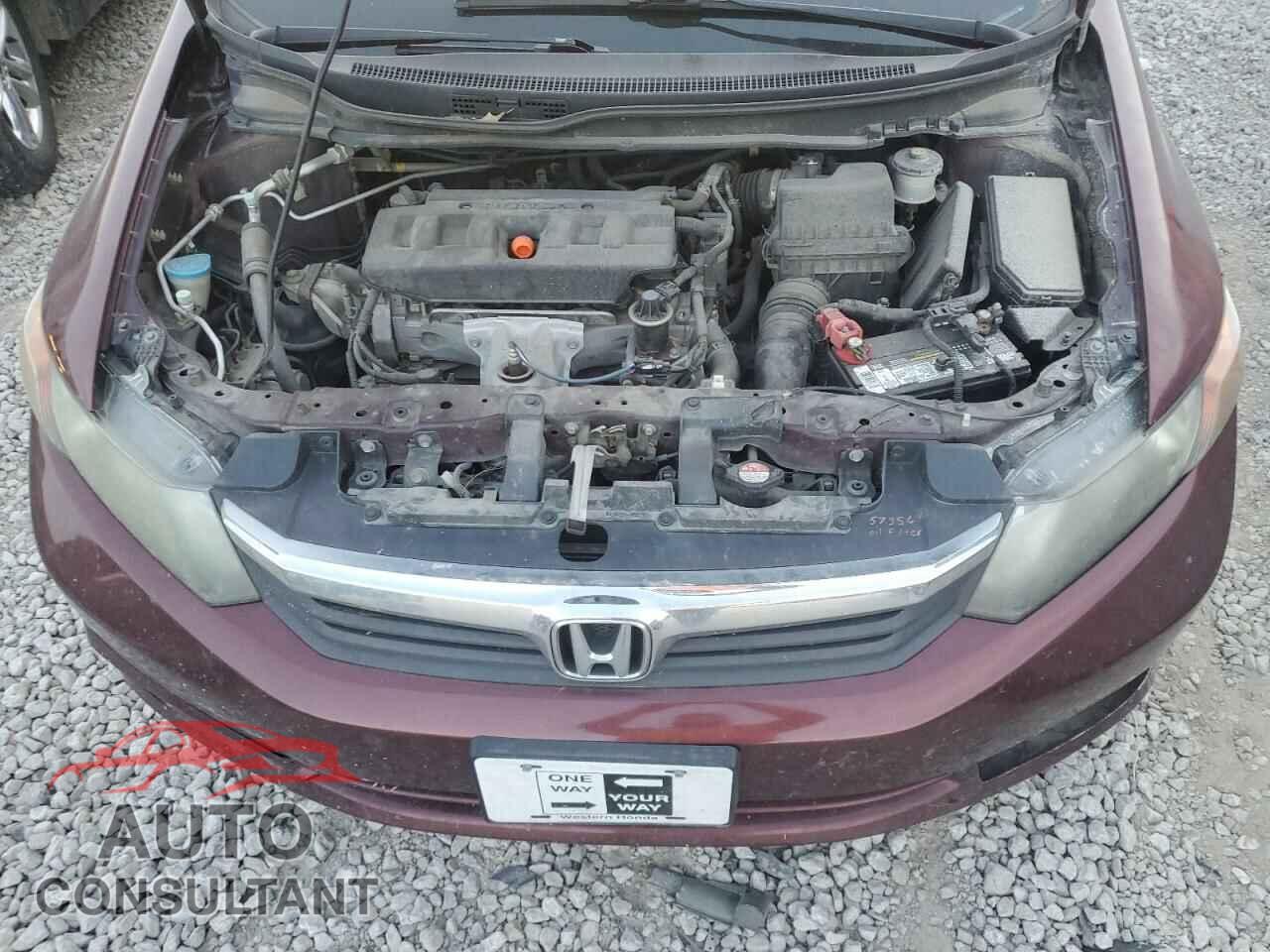 HONDA CIVIC 2012 - 2HGFB2F81CH537877