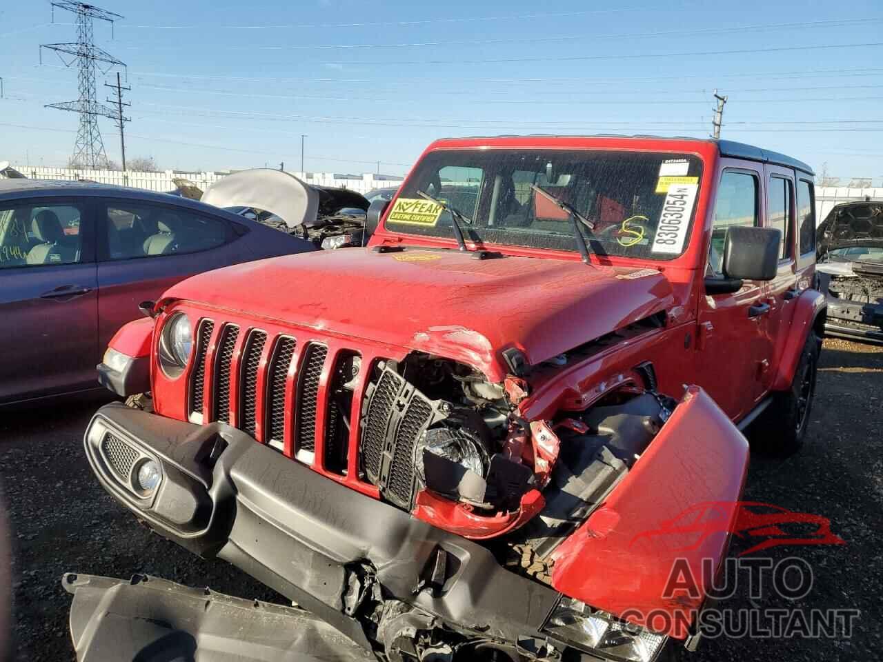 JEEP WRANGLER 2021 - 1C4HJXDG3MW726065