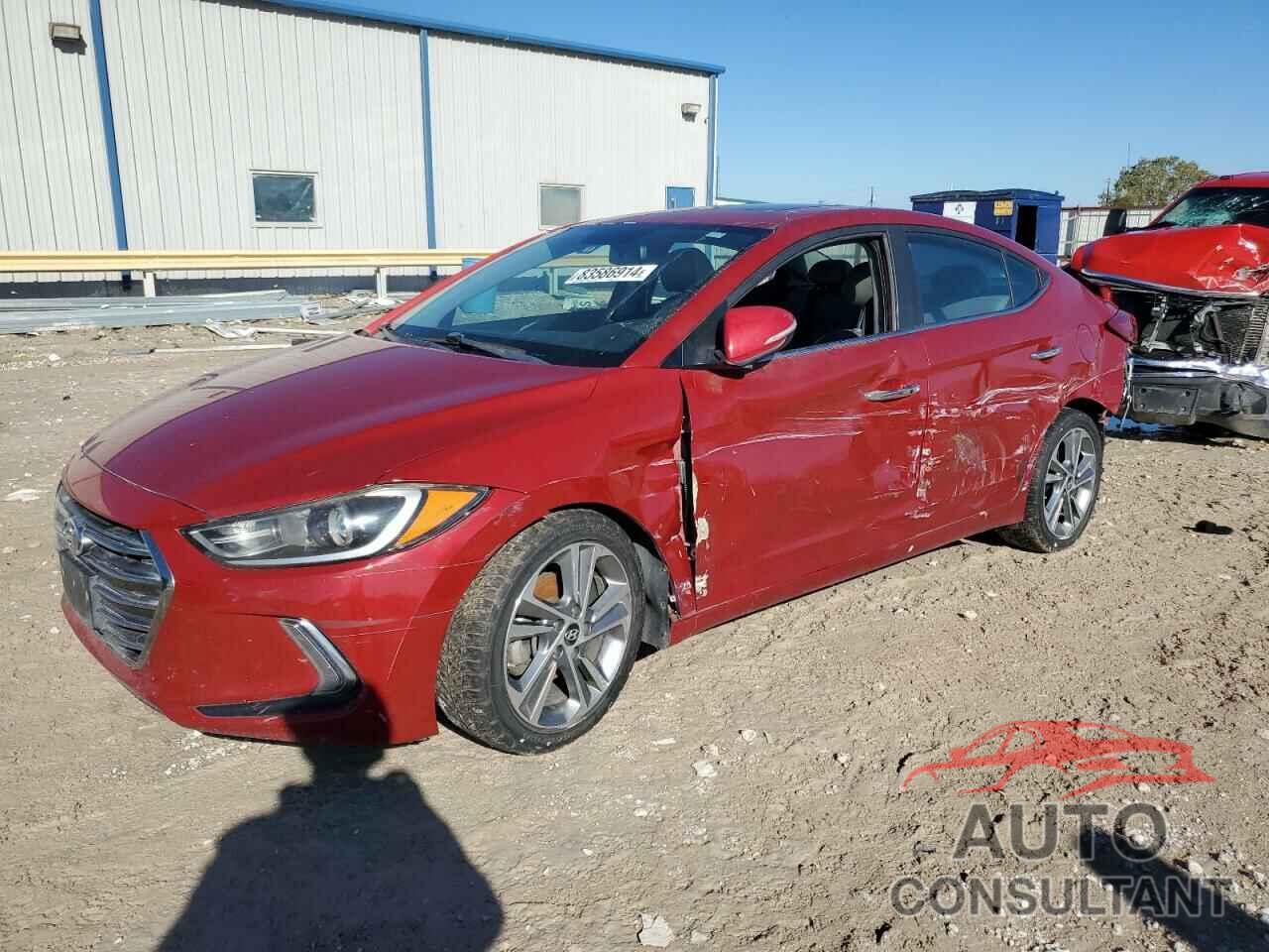 HYUNDAI ELANTRA 2017 - KMHD84LF2HU120352