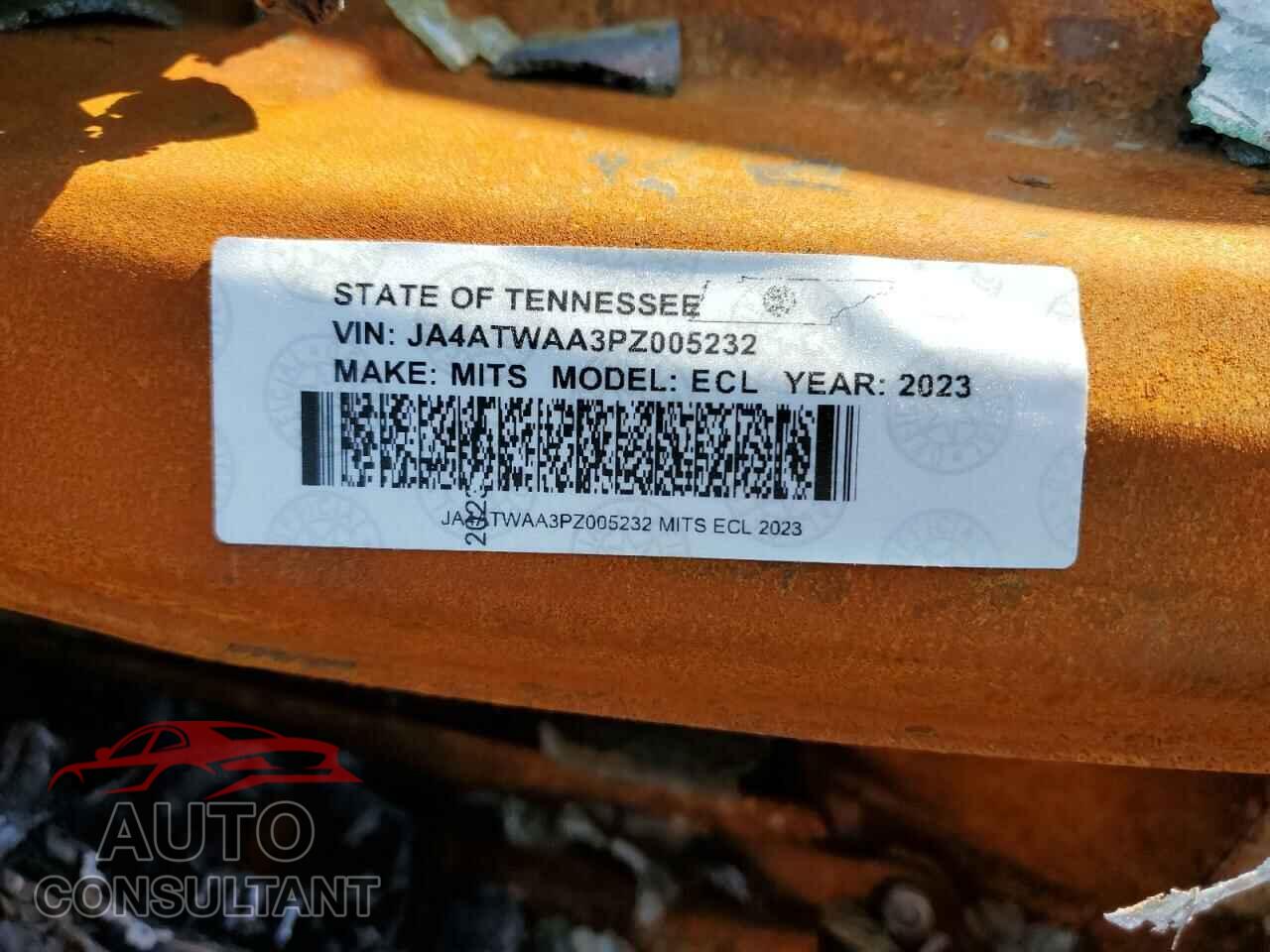MITSUBISHI ECLIPSE 2023 - JA4ATWAA3PZ005232