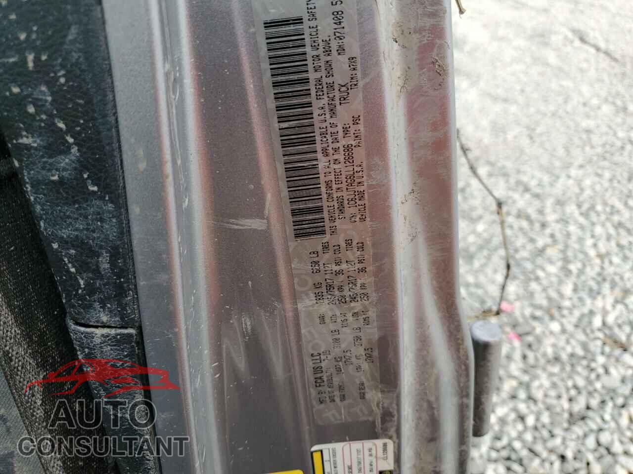 JEEP GLADIATOR 2020 - 1C6JJTAG6LL128686