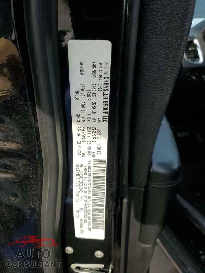 DODGE DURANGO 2011 - 1D4SD4GT6BC618481