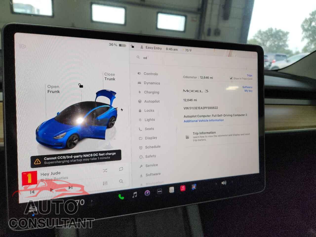 TESLA MODEL 3 2023 - 5YJ3E1EA2PF598822