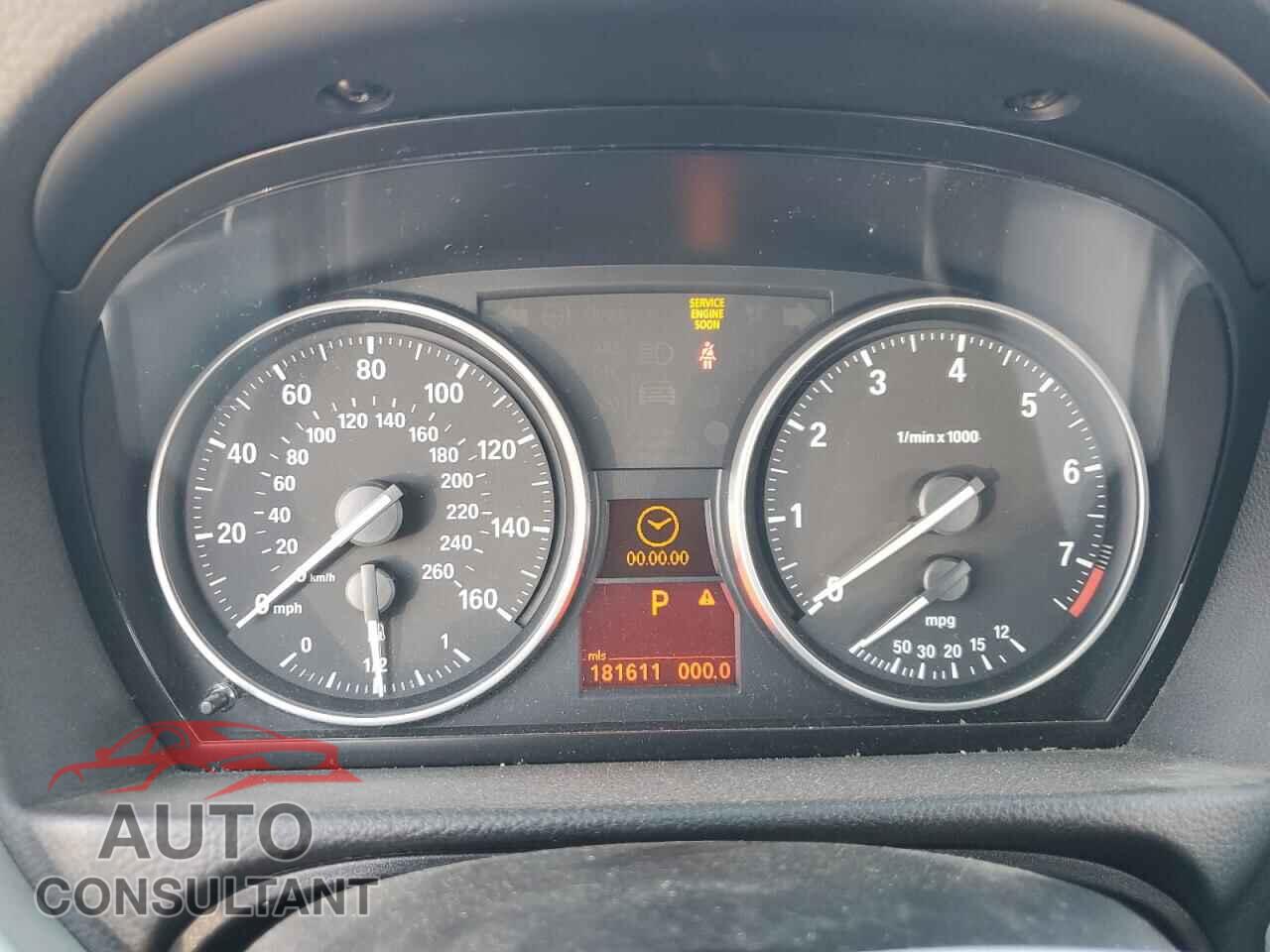 BMW 3 SERIES 2011 - WBAPH5C55BA443881