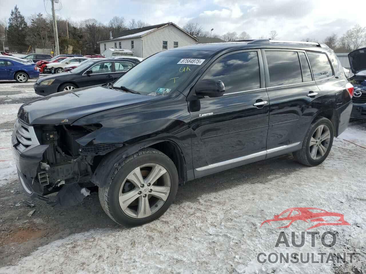 TOYOTA HIGHLANDER 2012 - 5TDDK3EH1CS147103