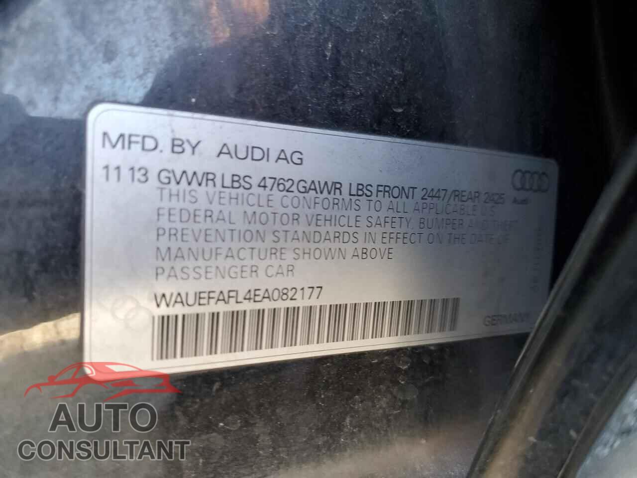AUDI A4 2014 - WAUEFAFL4EA082177
