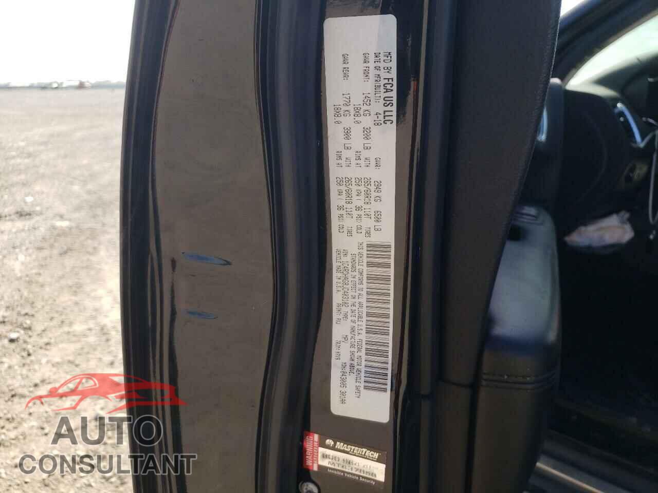 DODGE DURANGO 2018 - 1C4RDHAG8JC403102