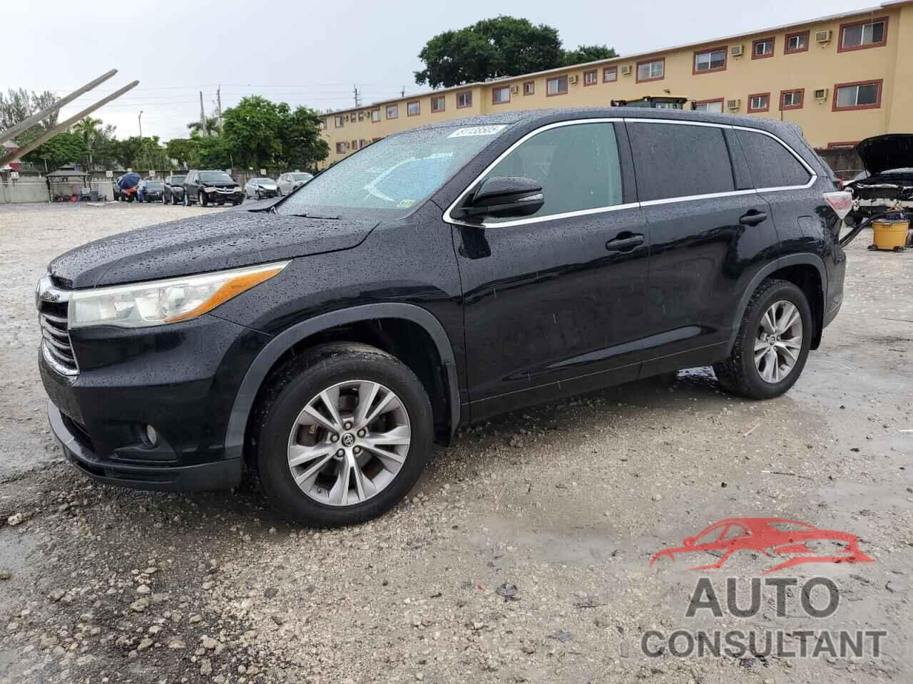 TOYOTA HIGHLANDER 2016 - 5TDBKRFH7GS242232