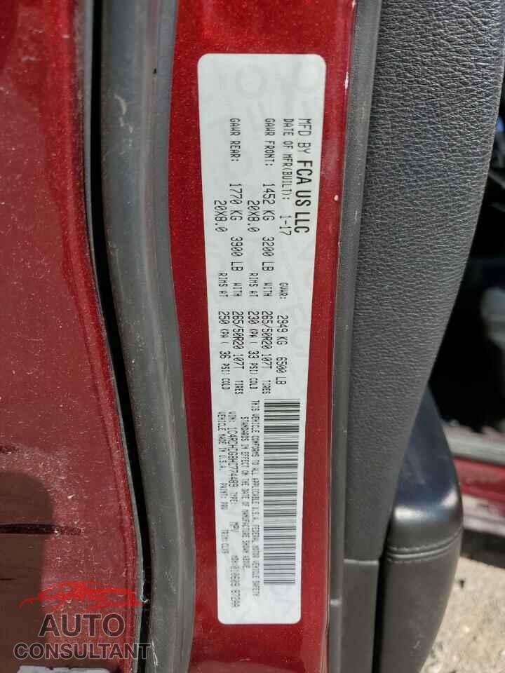 DODGE DURANGO 2017 - 1C4RDHDG8HC774489