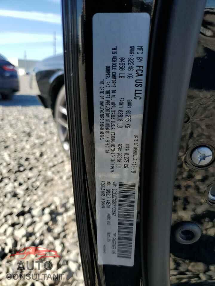 DODGE CHALLENGER 2019 - 2C3CDZAG8KH739542