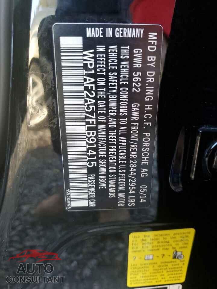 PORSCHE MACAN 2015 - WP1AF2A57FLB91415