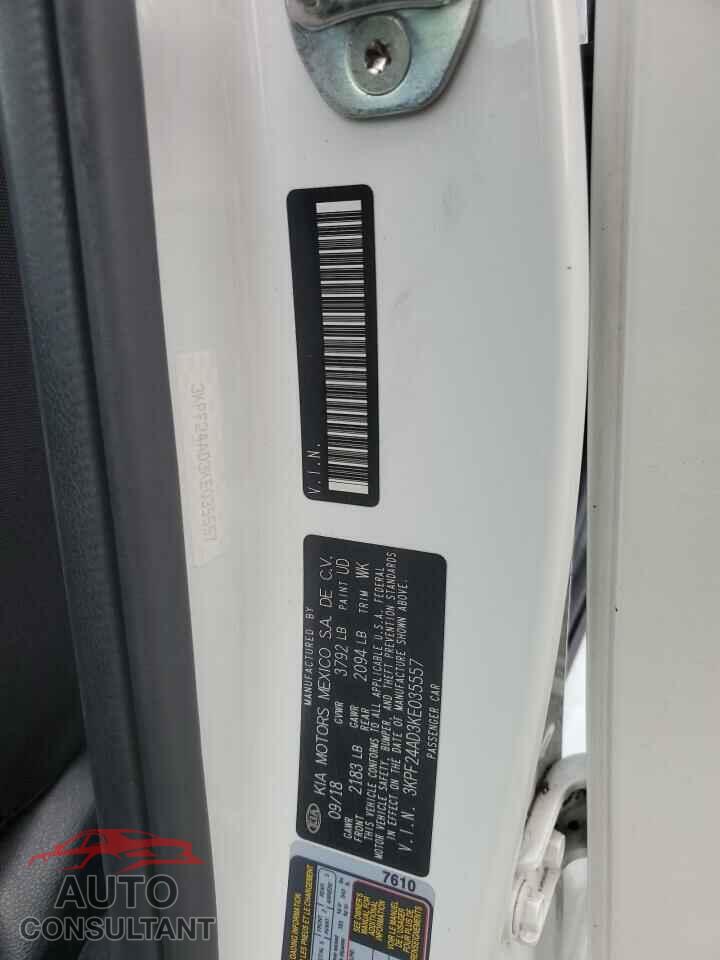 KIA FORTE 2019 - 3KPF24AD3KE035557