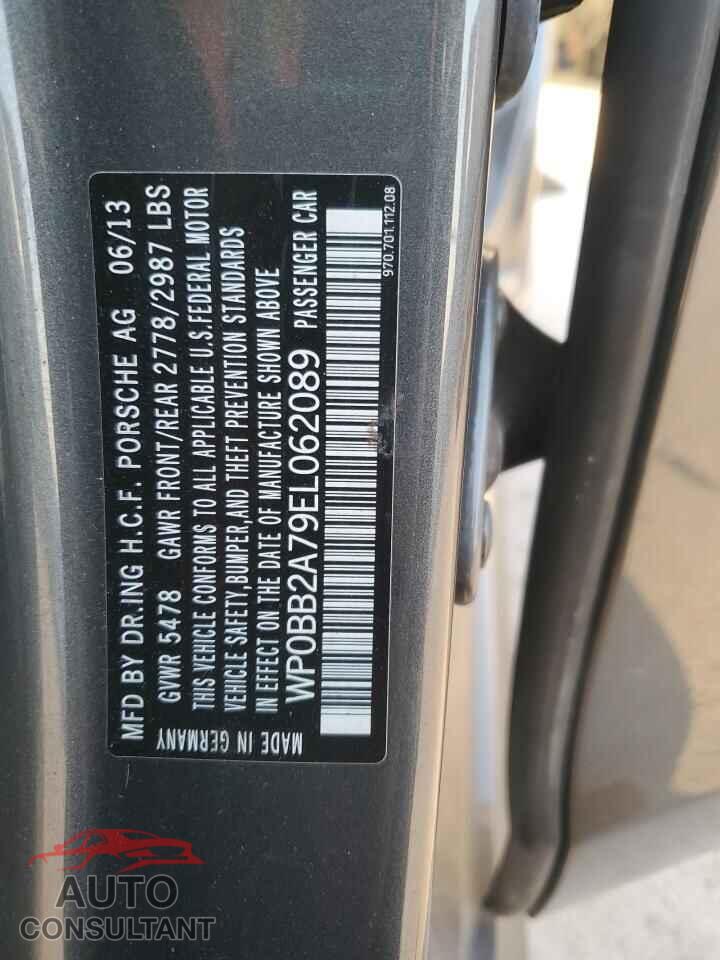 PORSCHE PANAMERA 2014 - WP0BB2A79EL062089