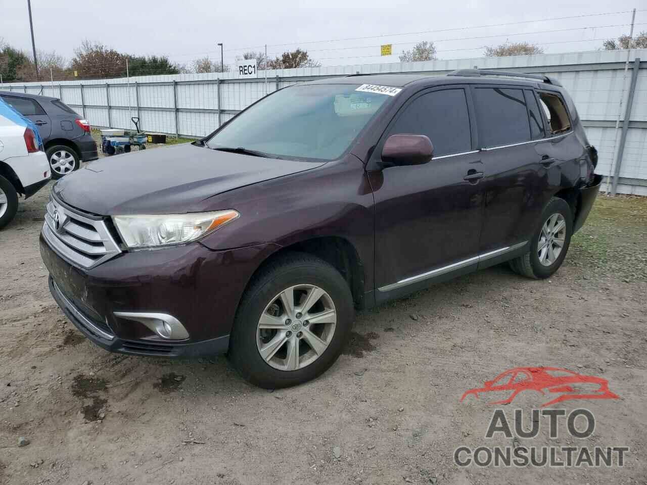 TOYOTA HIGHLANDER 2013 - 5TDBK3EH1DS218132