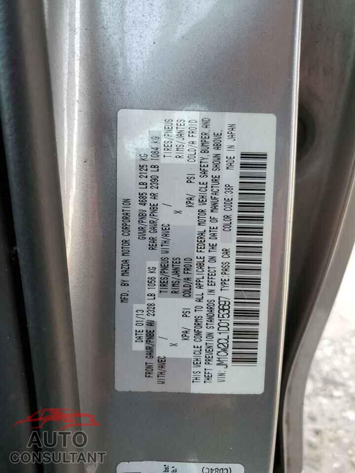 MAZDA 5 2013 - JM1CW2CL1D0153697