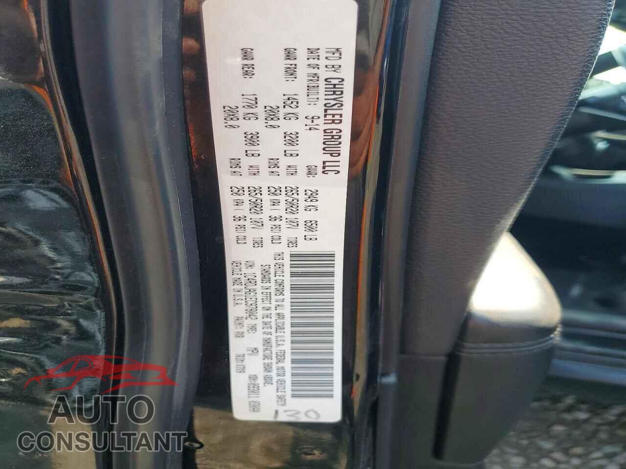 DODGE DURANGO 2014 - 1C4RDJAG1EC978042
