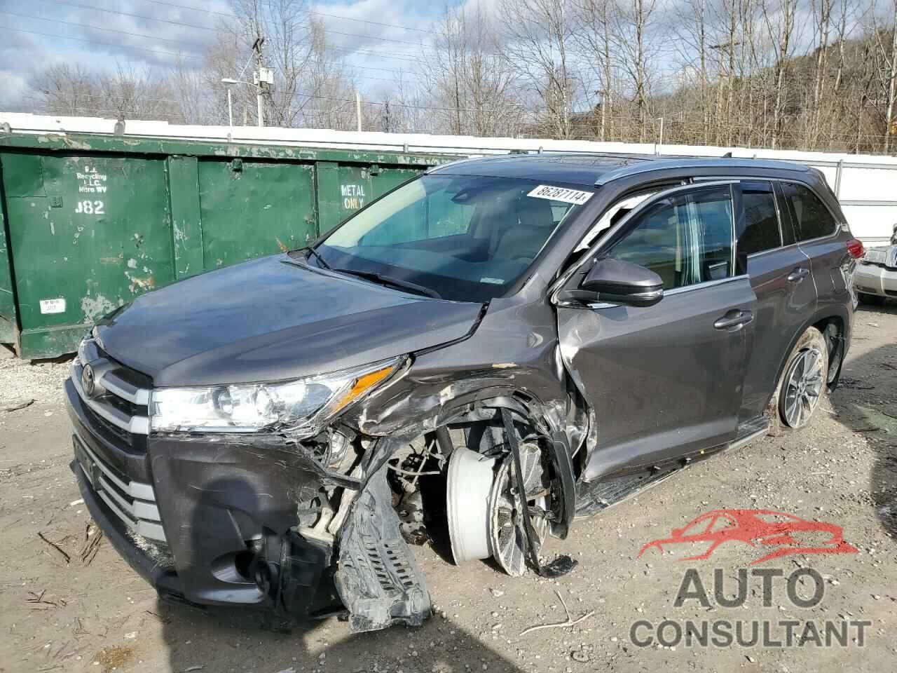 TOYOTA HIGHLANDER 2018 - 5TDJZRFH7JS560964