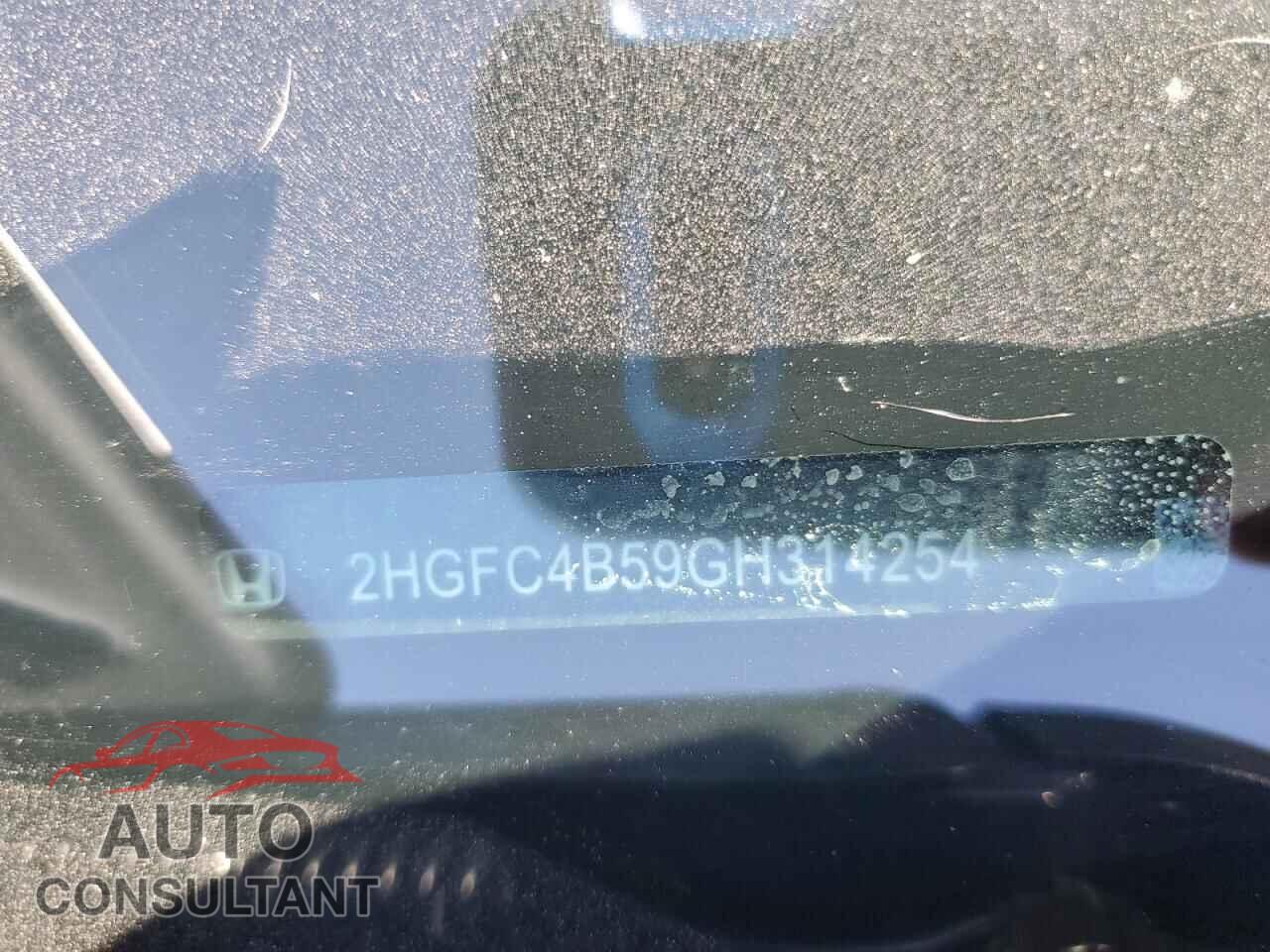 HONDA CIVIC 2016 - 2HGFC4B59GH314254