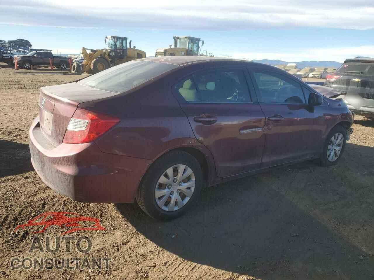 HONDA CIVIC 2012 - 2HGFB2F56CH557516