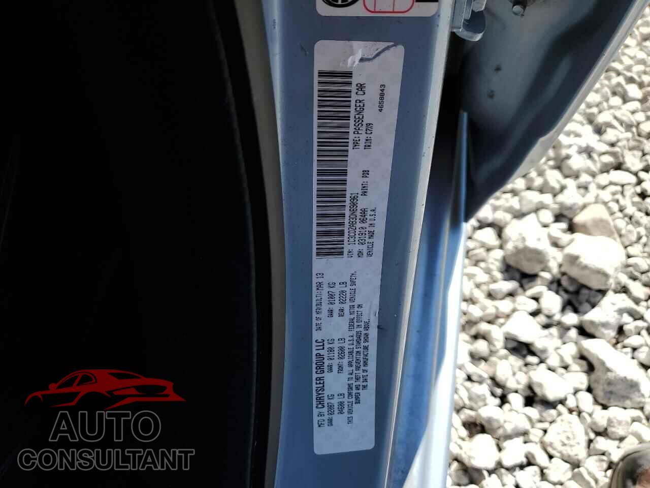 DODGE AVENGER 2013 - 1C3CDZAB3DN690961