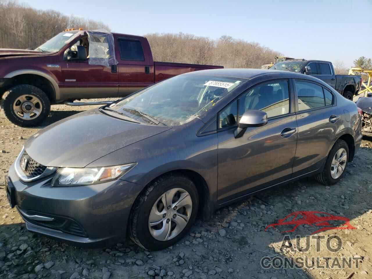 HONDA CIVIC 2013 - 2HGFB2F54DH509143