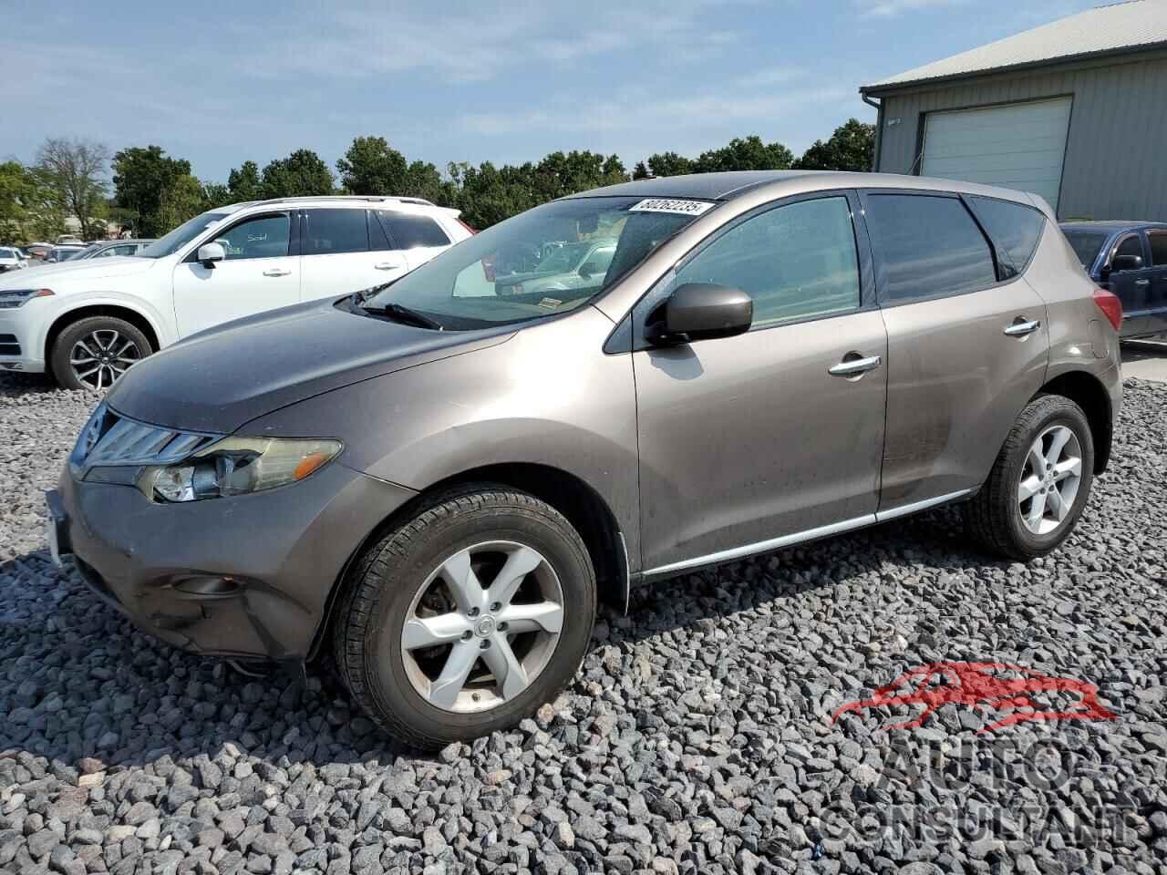 NISSAN MURANO 2009 - JN8AZ18W49W148286