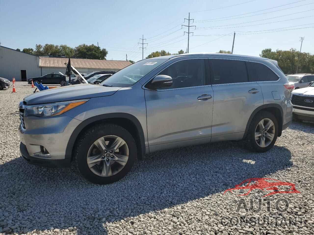 TOYOTA HIGHLANDER 2016 - 5TDDKRFHXGS267408