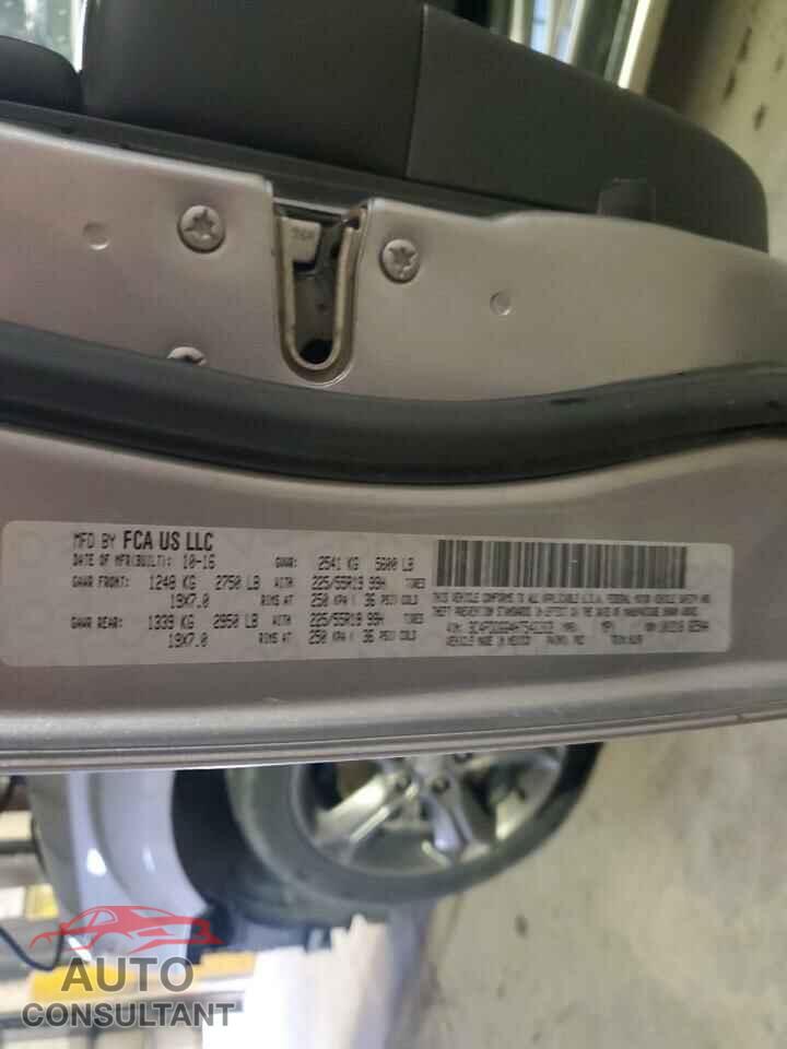 DODGE JOURNEY 2017 - 3C4PDDGG4HT542262