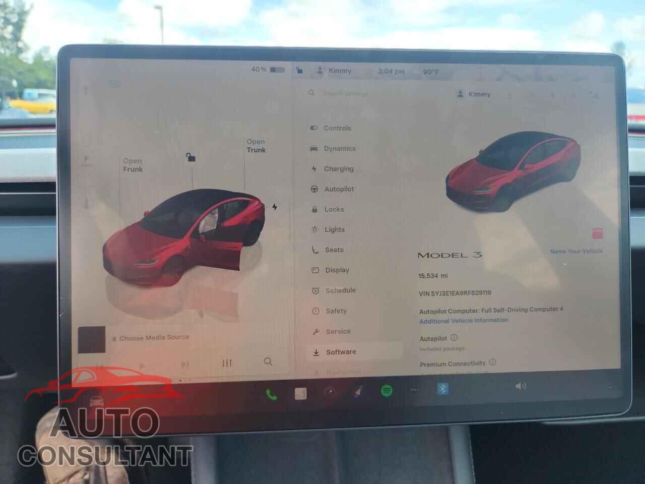 TESLA MODEL 3 2024 - 5YJ3E1EA9RF829119