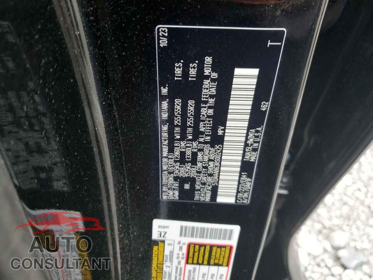 LEXUS TX 350 BAS 2024 - 5TDAAAB63RS002425